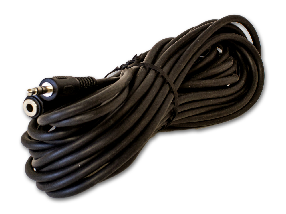 2 X 25ft 3.5MM STEREO HEADPHONE EXTENSION CABLE CORD 25 FT eBay