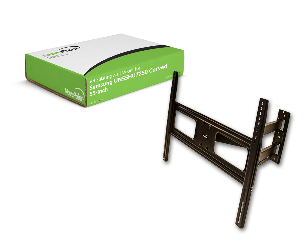 Articulating Corner Swivel Samsung 55Inch Curved TV Mount for