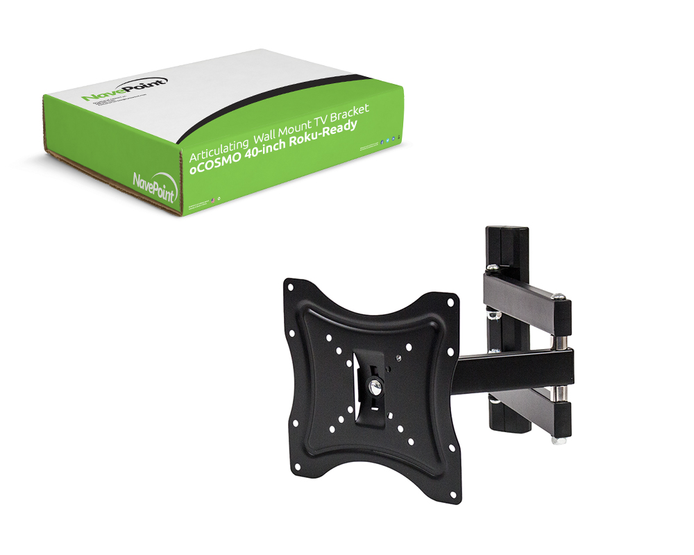 Articulating Wall Mount TV Bracket for oCOSMO 40inch RokuReady Flat