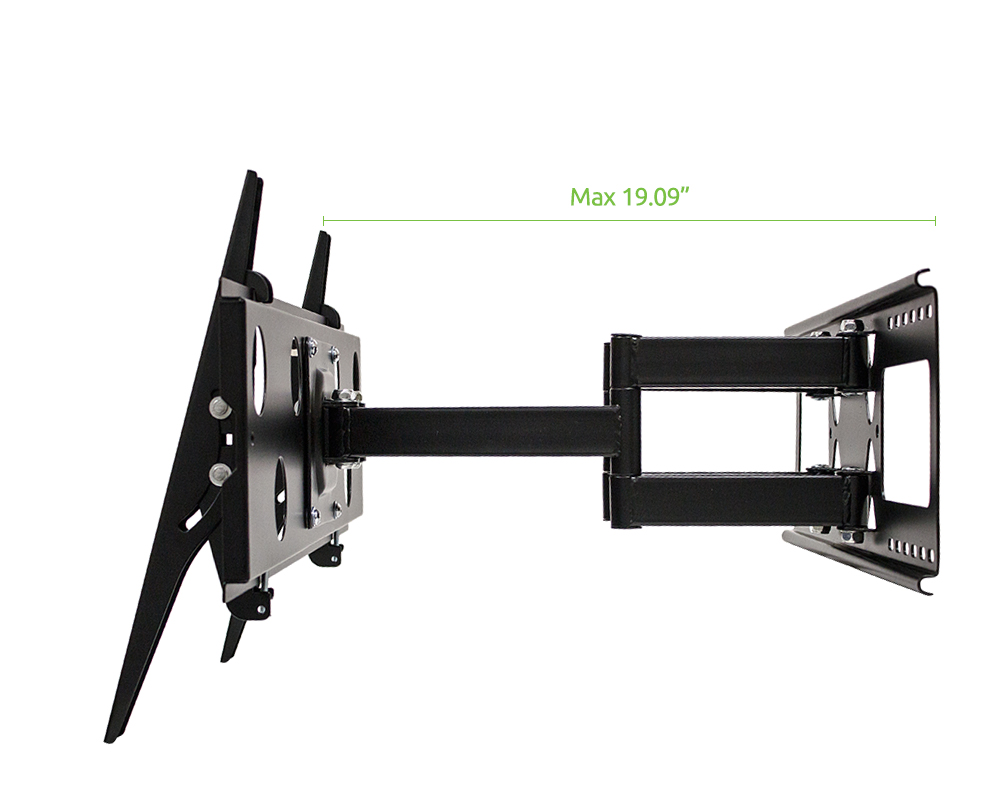 Dual Arm Full Motion Wall Mount Bracket for Samsung UN55H6350 55Inch