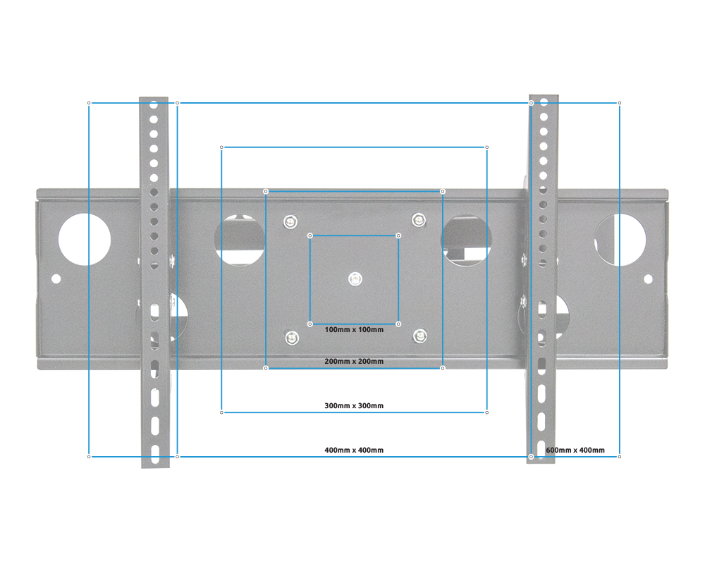 Dual Arm Full Motion Wall Mount Bracket for Samsung UN55HU7250 Curved