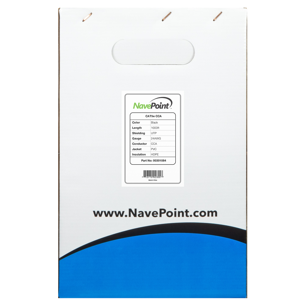 CAT5E CAT6 Cable 1000FT UTP Solid Network CAT5 Bulk Wire RJ45